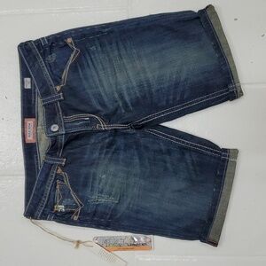 MEK DNM shorts women's size 31 x 12L distressed New Oaxaca Bermuda  mid rise